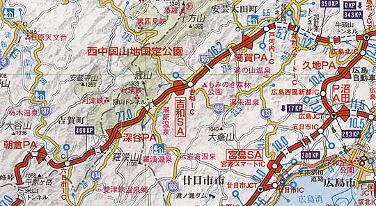 aki's STOCKTAKING: 2009年度版／全国版高速道路地図
